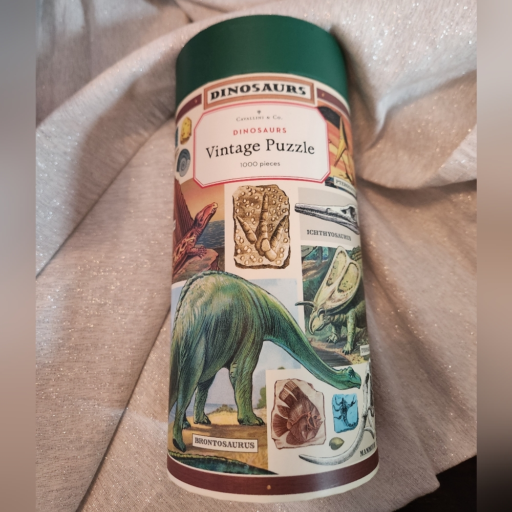 1000pc Cavallini & Co Vintage Dinosaurs Puzzle